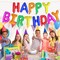 Happy Birthday Balloon Letters 16 inch Mylar Foil Birthday Balloons Banner Sign for Birthday Party Decorations Supplies (Color)